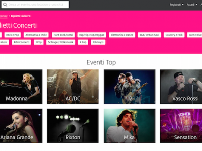 viagogo vendita biglietti concerti online