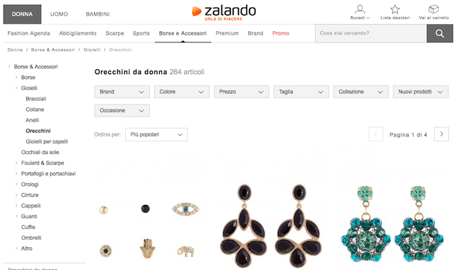 orecchini per ogni occasione su zalando